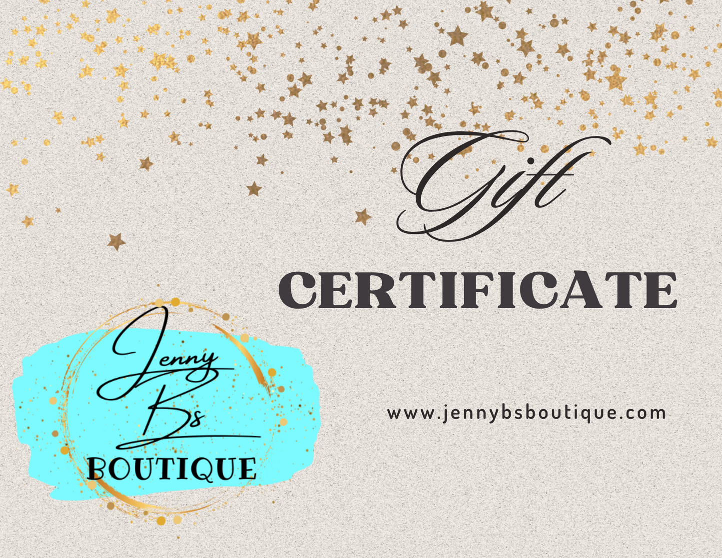 Jenny Bs Gift Card