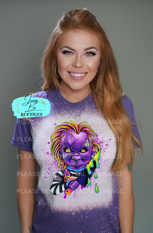 Bleached Neon Chucky T-Shirt