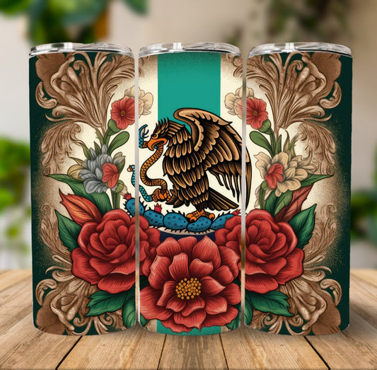 Floral Mexican Tumbler