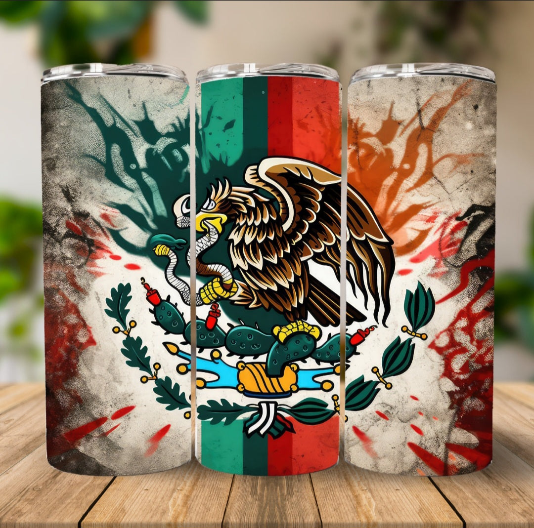 Paint Splatter Mexican Tumbler