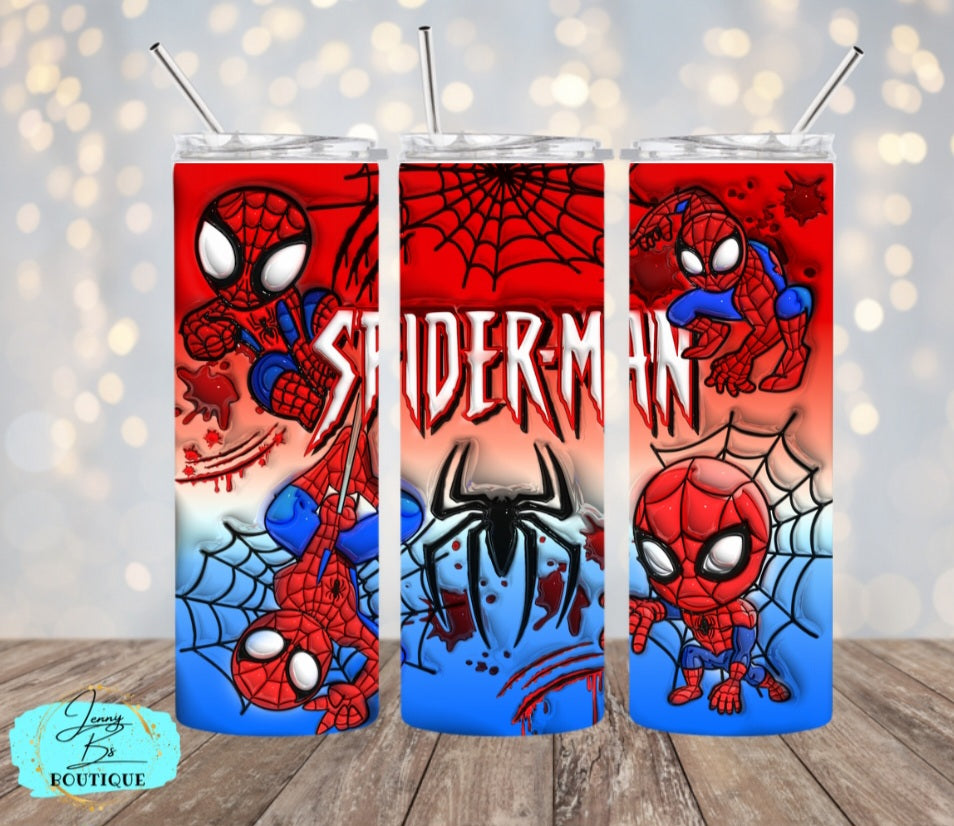 3D Spiderman Tumbler