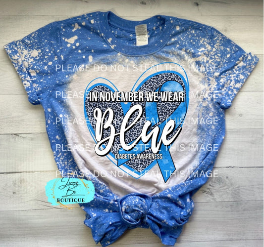 Bleached Diabetes Awareness Tee