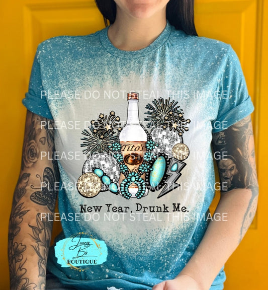 Titos New Year Drunk Me Tee