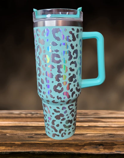 40 Ounce Leopard Tumblers