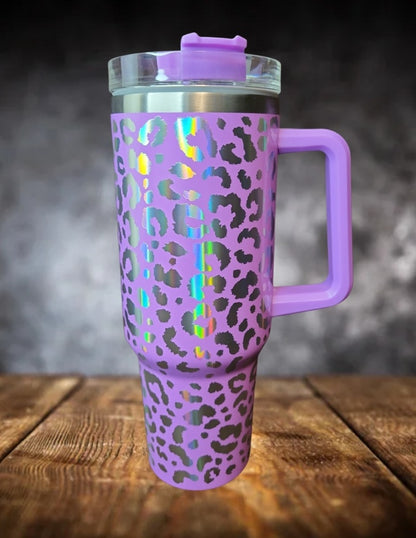 40 Ounce Leopard Tumblers