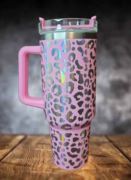 40 Ounce Leopard Tumblers