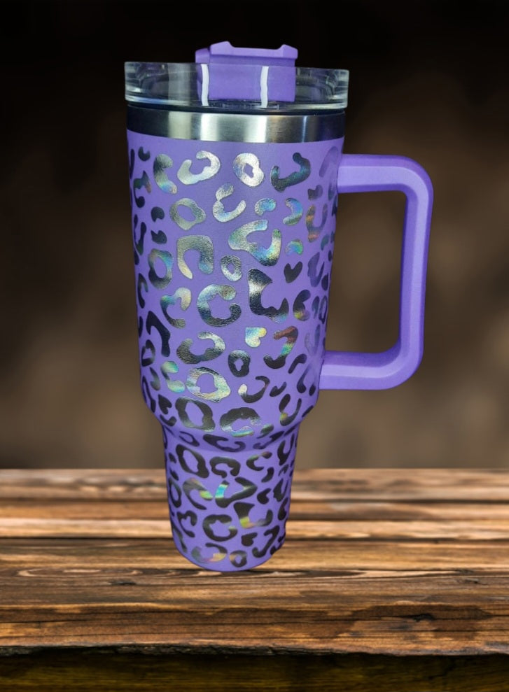 40 Ounce Leopard Tumblers