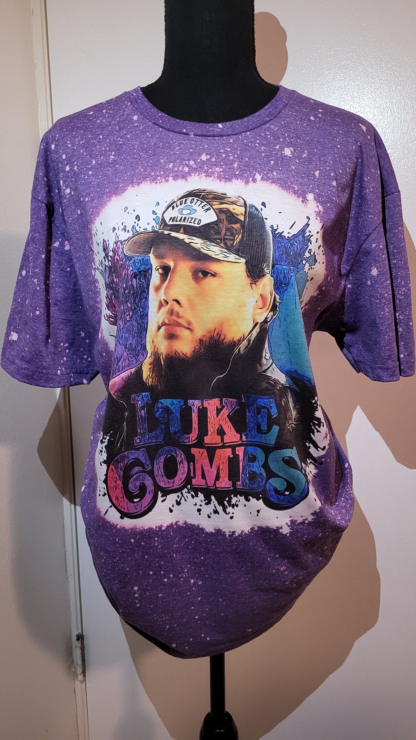 Luke Combs Neon Bleached T-Shirt