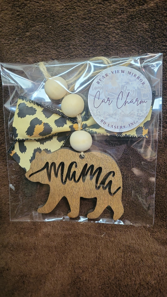 Mama Bear Car Charm