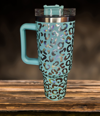 40 Ounce Leopard Tumblers