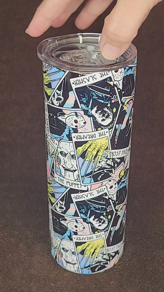 Horror tarot card Tumbler