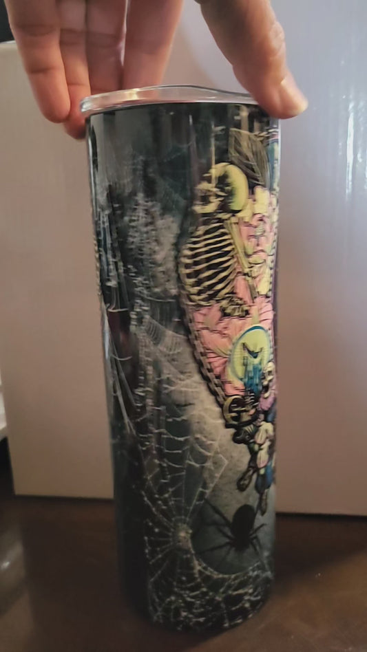 Black Ghostface Tumbler