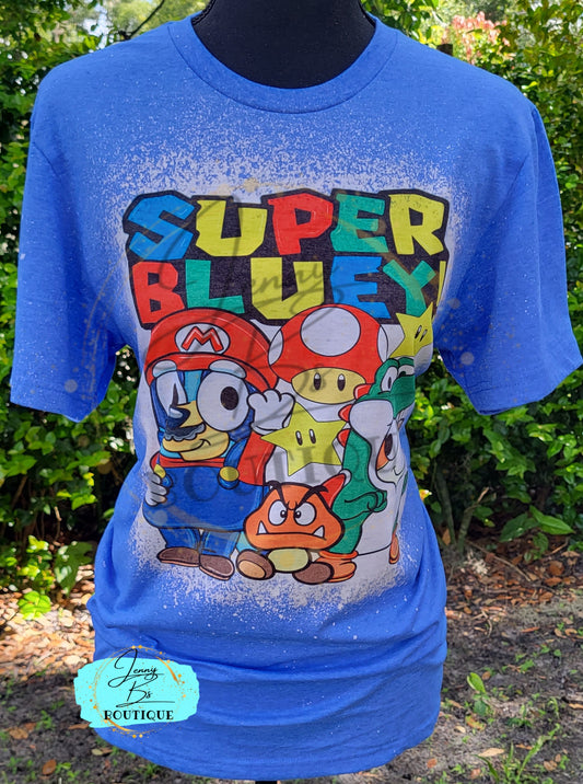 Super Blue Dog Tee