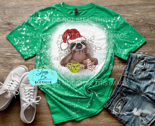 Christmas Tree Sloth Tee