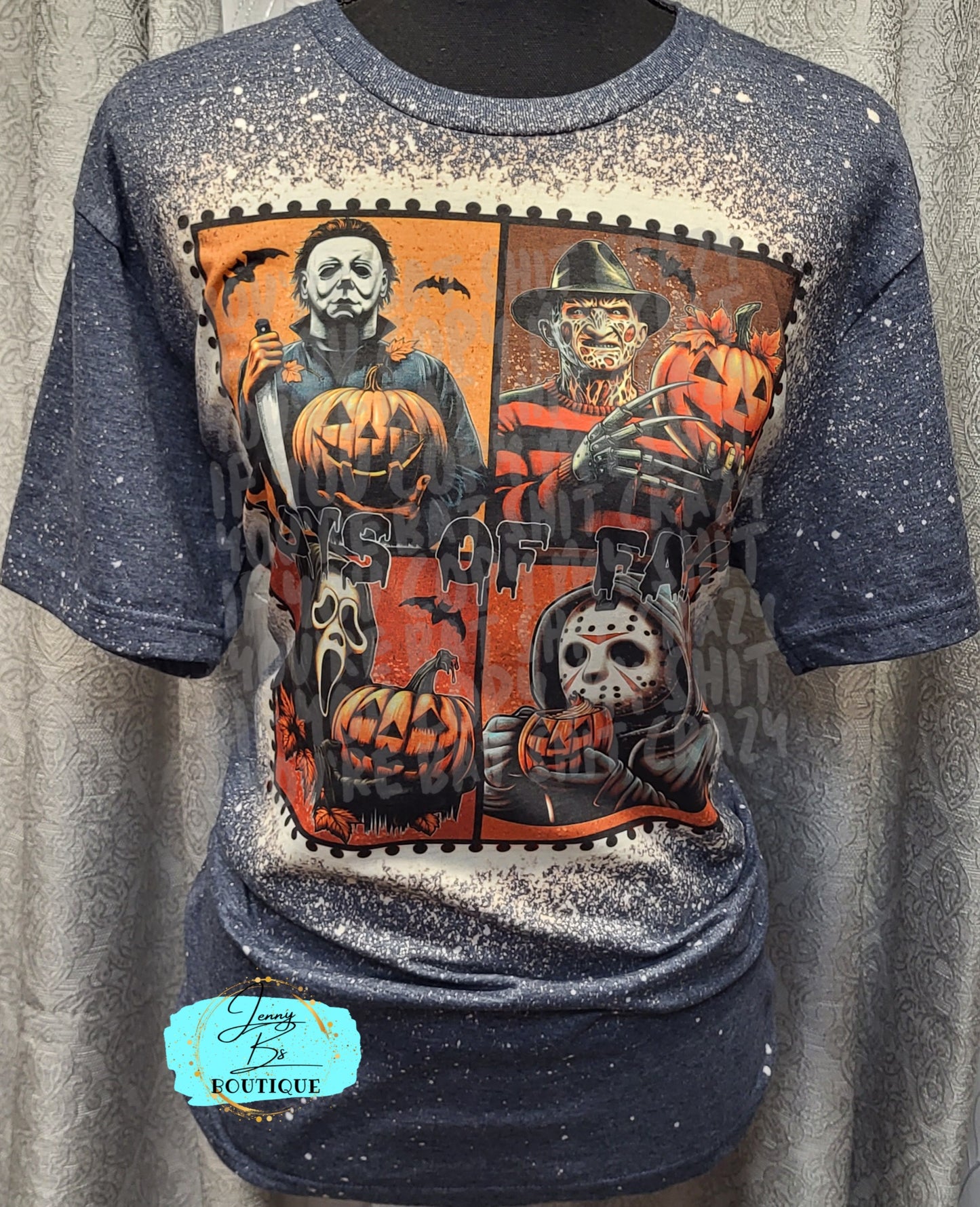 Boys of Fall Pumpkin Bleached Tee