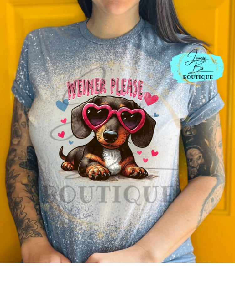 Weiner Please Heart Tee