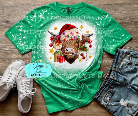 Christmas Cow Tee