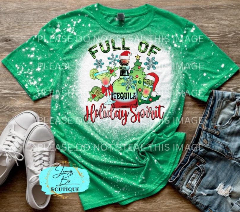 Full of Holiday Spirt Tee