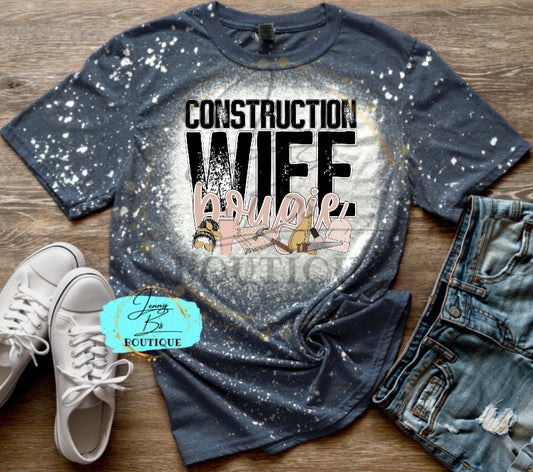 Construction Wife Bougie Tee