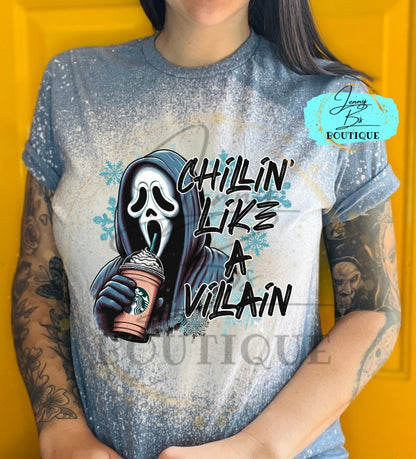 Ghostface Chillin Like a Villain Tee