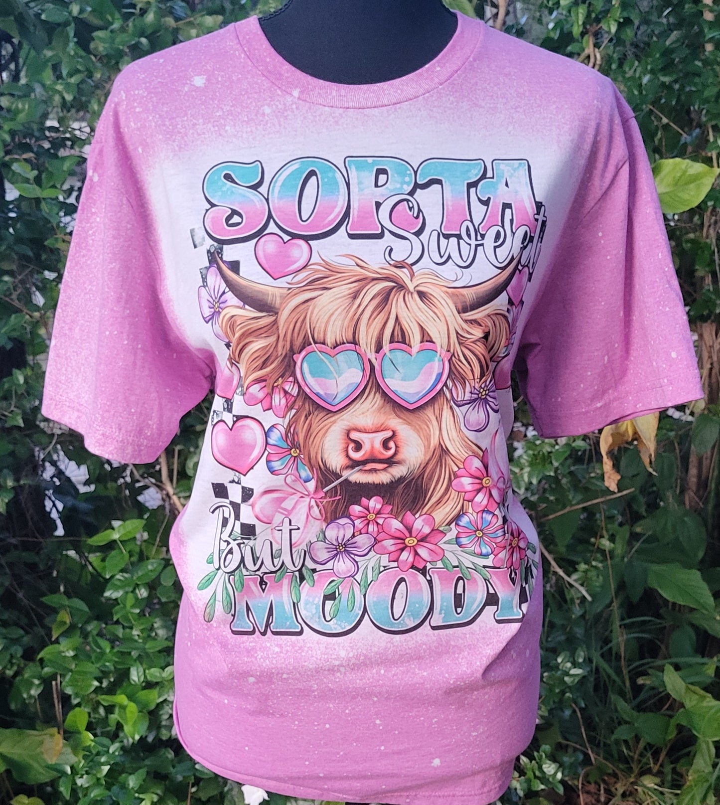 Sorta Sweet But Moody Cow Tee