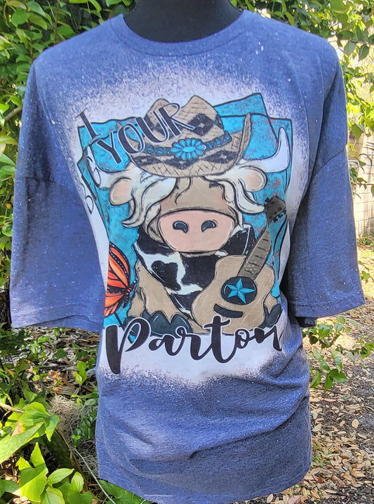 I Beg Your Parton Cow Tee