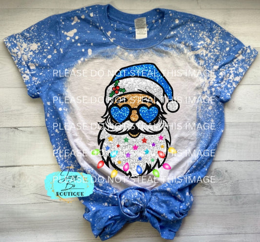 Blue Santa Tee