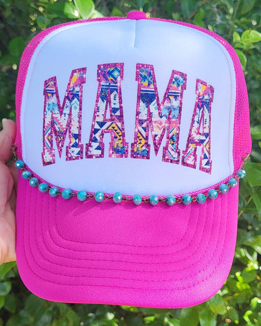 Aztec Print Mama Dtf Hat