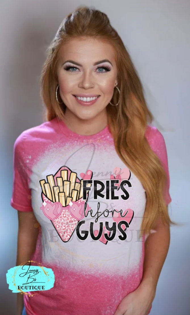 Fries Before Guys Tee