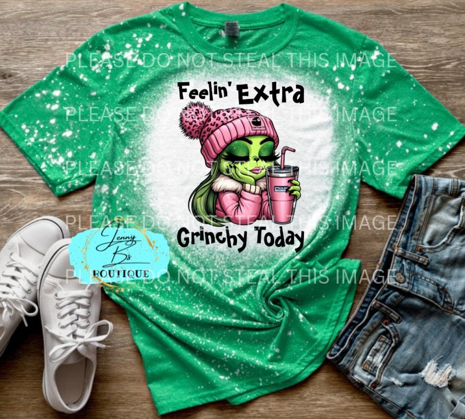 Grinch Girl Feelin' Grinchy Tee