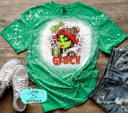 Red Mama Grinch Tee