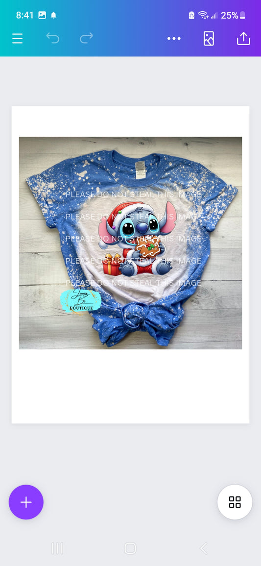 Cute Christmas Stitch Tee