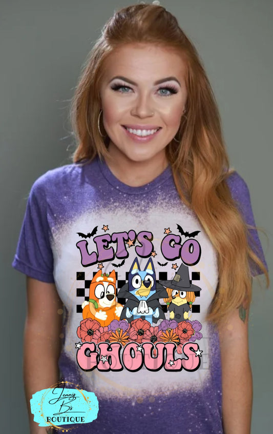 Blue Dog Let's Go Ghouls Tee