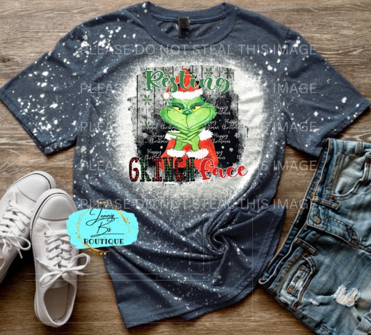 Resting Grinch Face Tee