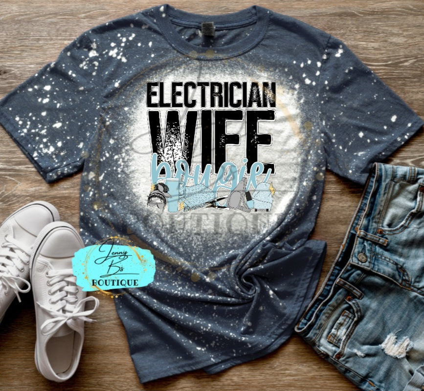 Electrician Wife Bougie Tee