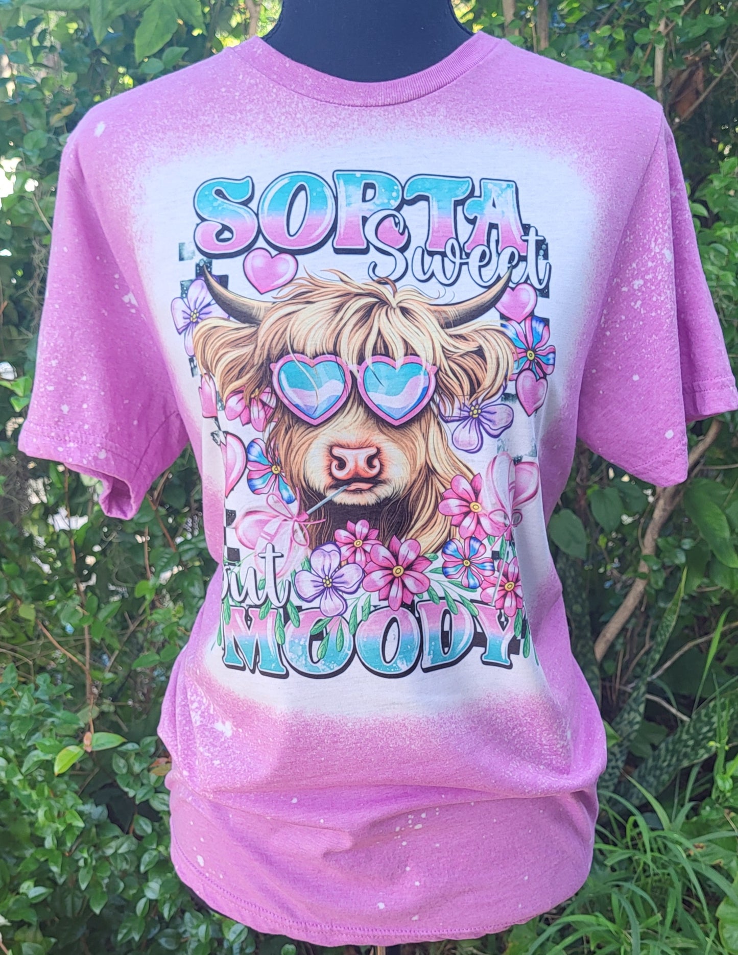 Sorta Sweet But Moody Cow Tee