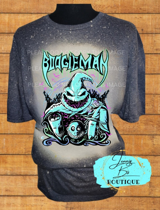 Bleached Teal Boogieman T-Shirt