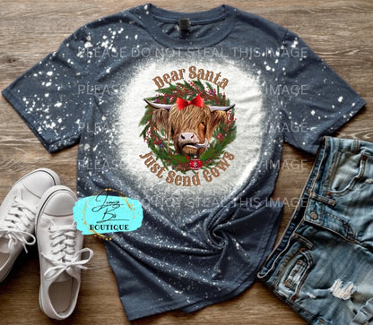 Dear Santa Send Cows Tee