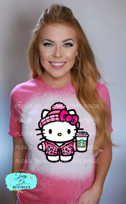 Pink Hello Kitty Boujee Tee