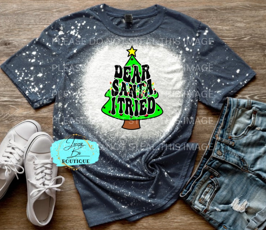 Dear Santa I Tried Tee