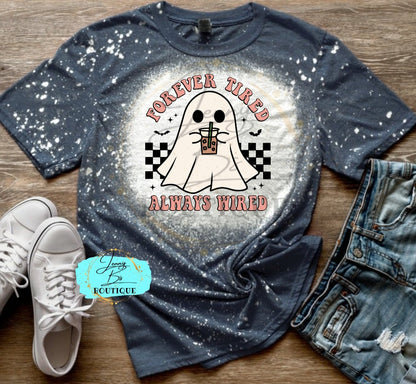 Ghostie Forever Tired, Always Wired Tee