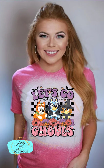 Blue Dog Let's Go Ghouls Tee