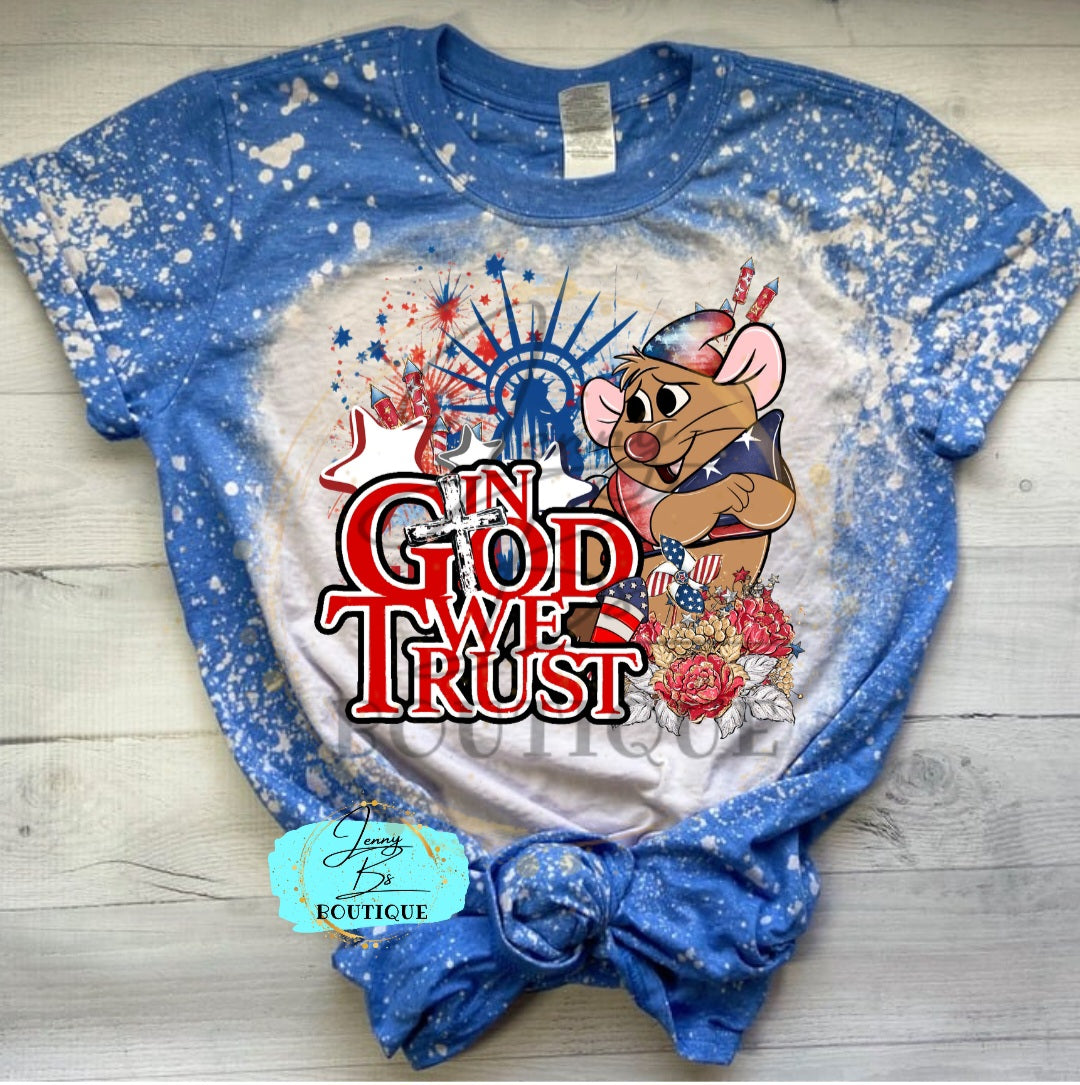 Gus in God We Trust Tee