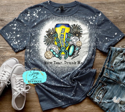 Twisted Tea New Year Drunk Me Tee