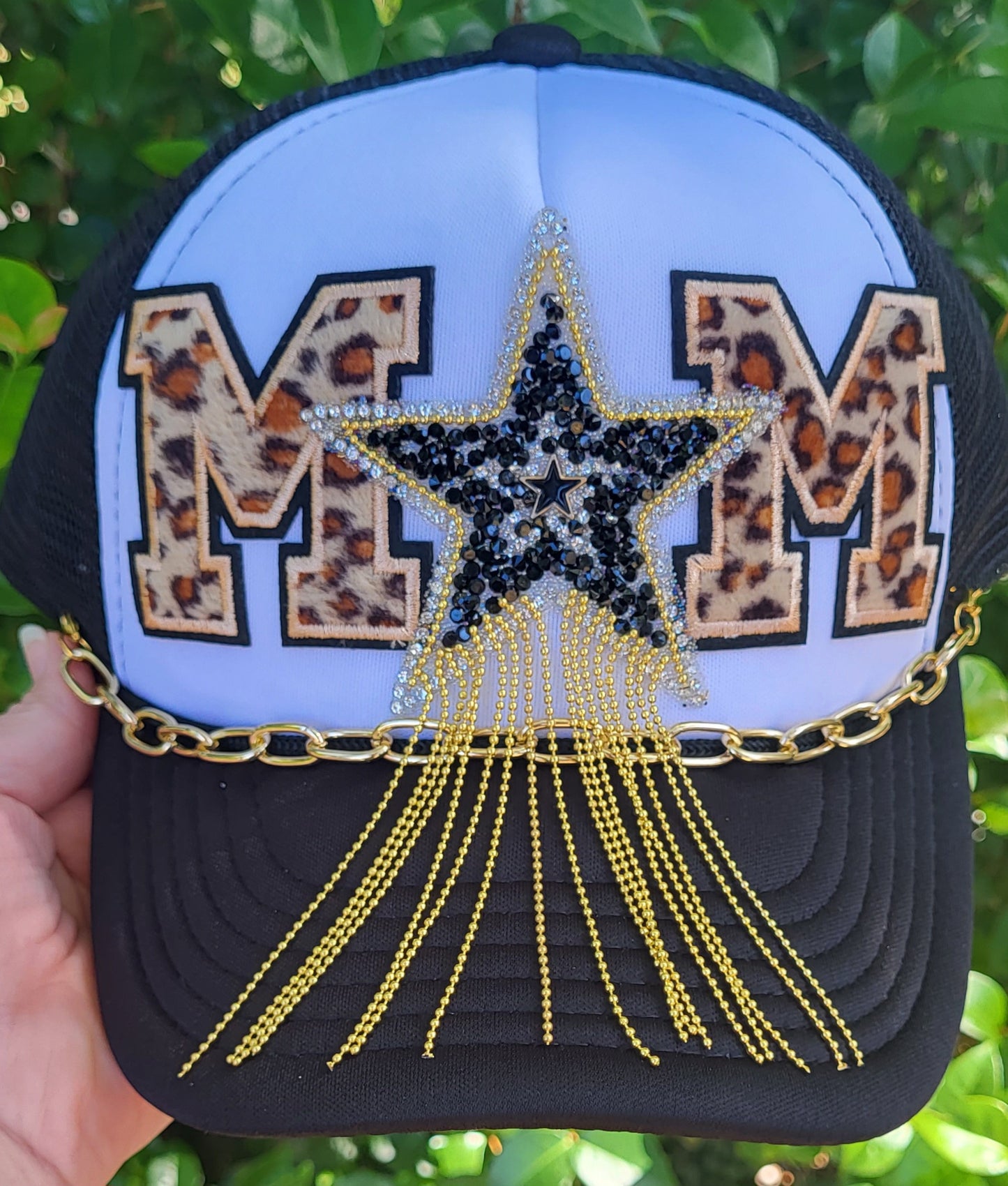 Mom Sparkle Patch Hat