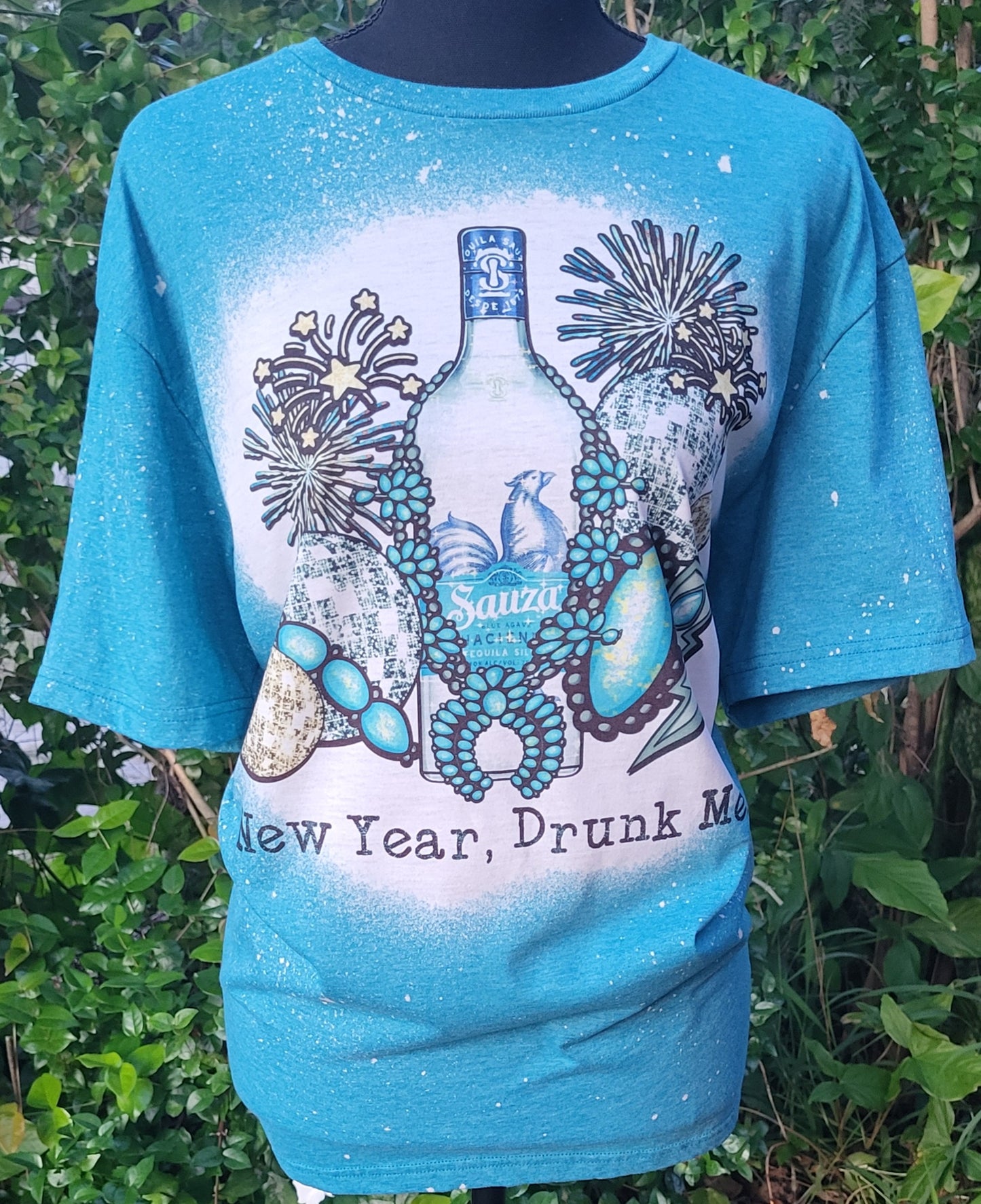 Sauza New Year Drunk Me Tee