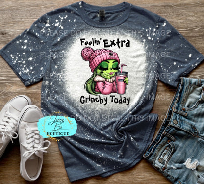 Grinch Girl Feelin' Grinchy Tee