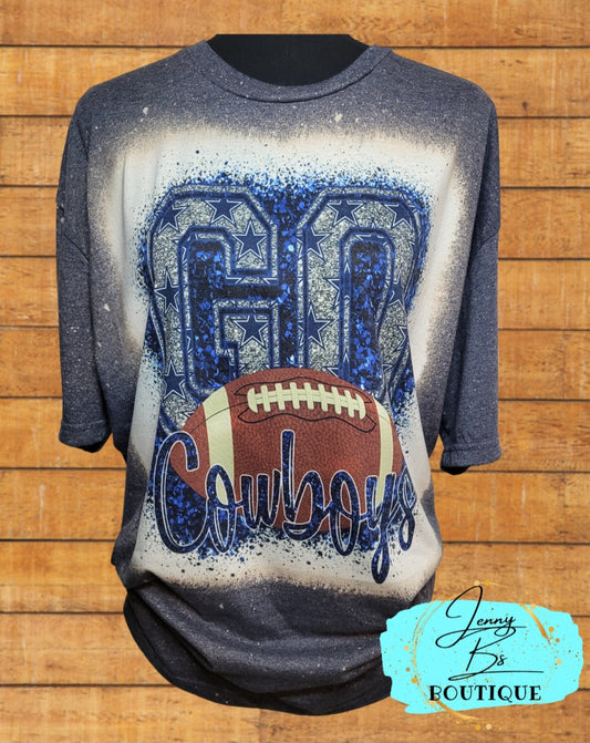 Go Cowboys Bleached T-Shirt