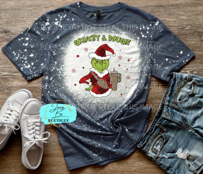 Bleached Grinchy and Bougie Tee