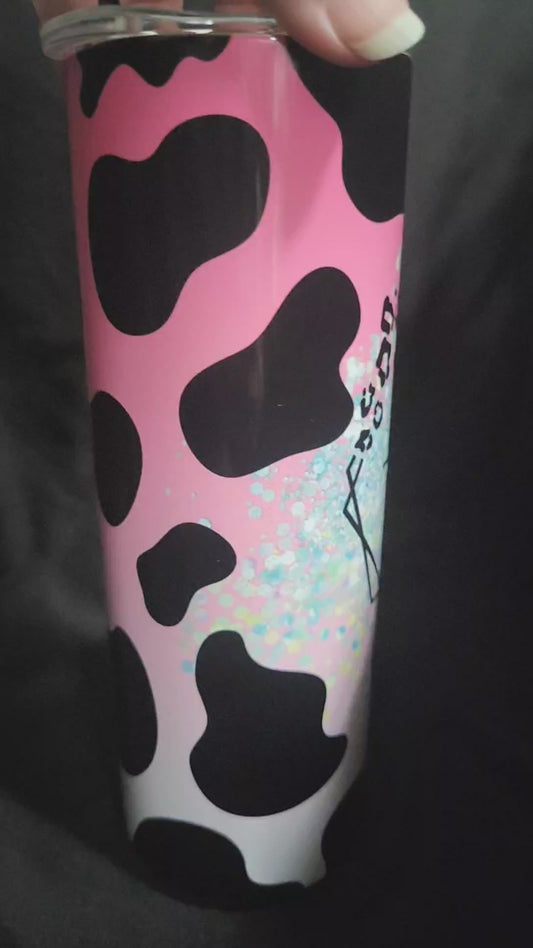 Pink Leopard Mama Tumbler